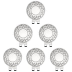 Magnetic Golf Hat Clip Golf Ball Aiming Marker Professional Golf Training Aids Accessories,6 Pieces (Sliver)