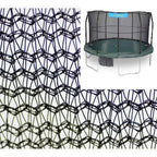 Jumpking 15 Enclosure Net For 6 Poles For 7'''' Springs With Jk Logo, Black