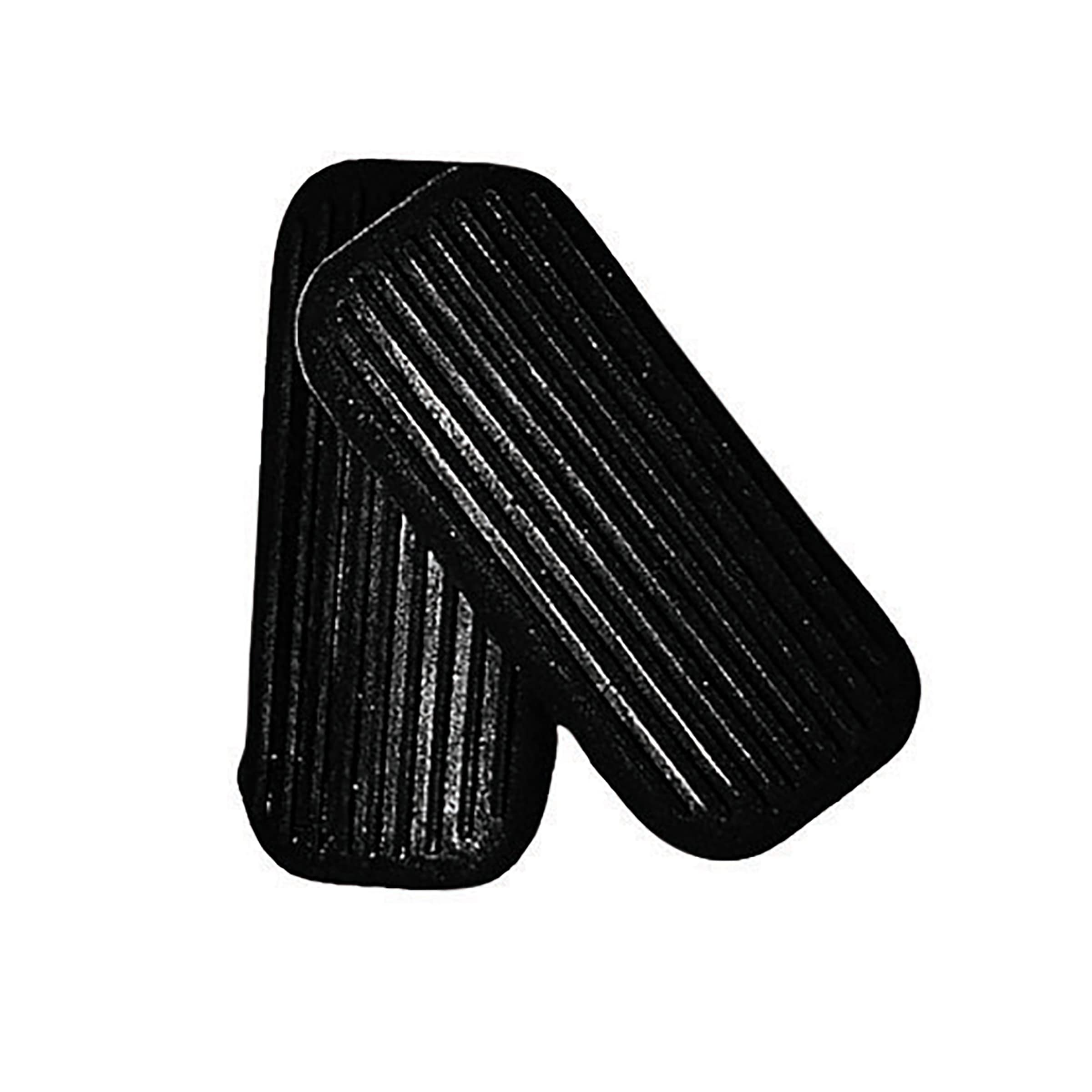 Korsteel Two Bar Stirrup Iron Treads, Black, 4.25''