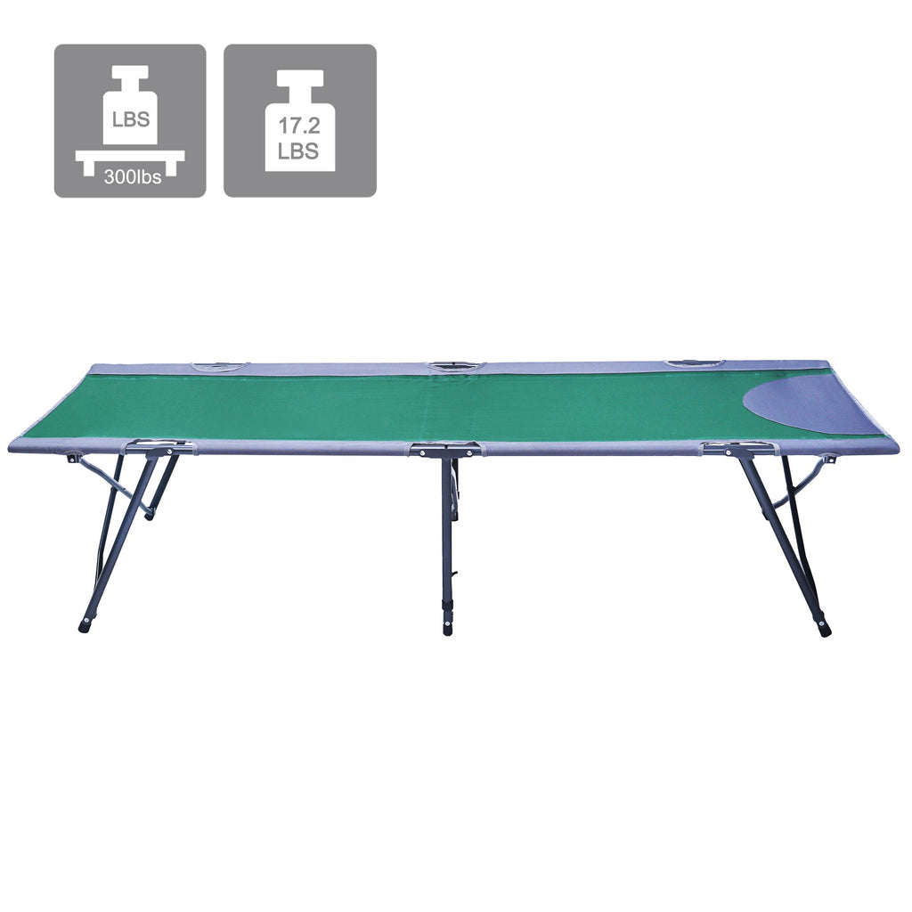 Portal Portable Adults Outdoor Bed Camp Cots For Sleeping With Carry Bag For Home, Travel, Office, Beach, Support Up To 300Lbs,