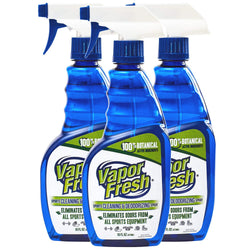 Vapor Fresh Natural Sports Deodorizing Spray For Gym And Fitness Equipment - Boxing Glove Deodorizer, Yoga Mat Cleaner And Sport