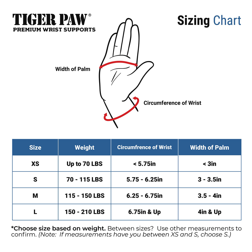 Tiger Paw Authentic Gymnastics Wrist Supports (Sold In Pairs) - Original Competition-Grade Gymnastics Wrist Guards, Wrist Suppor