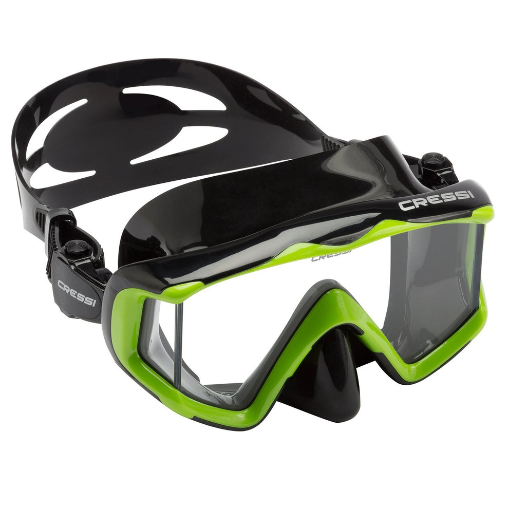 Cressi Pano 3, Black/Lime