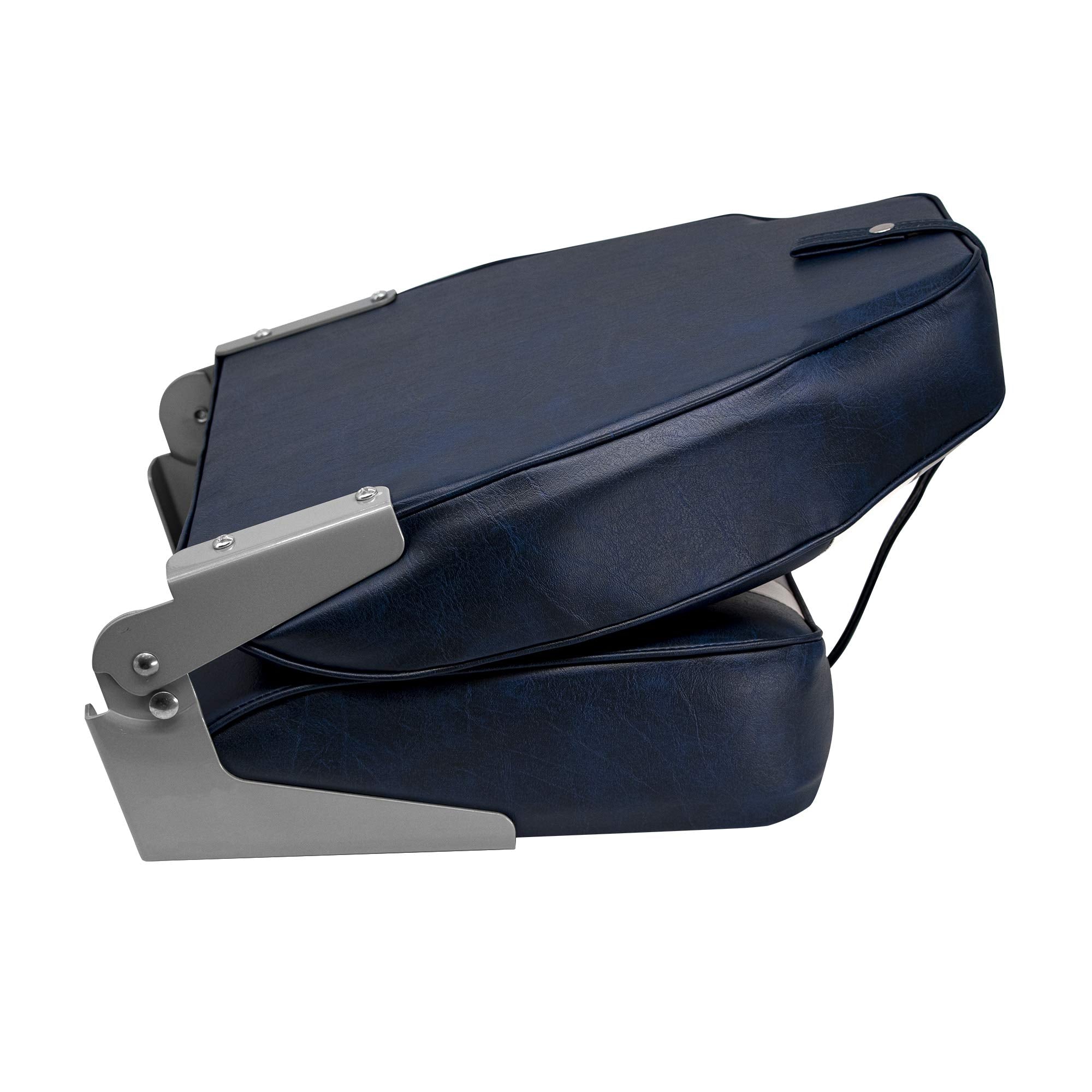 Wise 8Wd1062Ls-932 Classic Stripe High Back Boat Seat, Navy-White-Grey