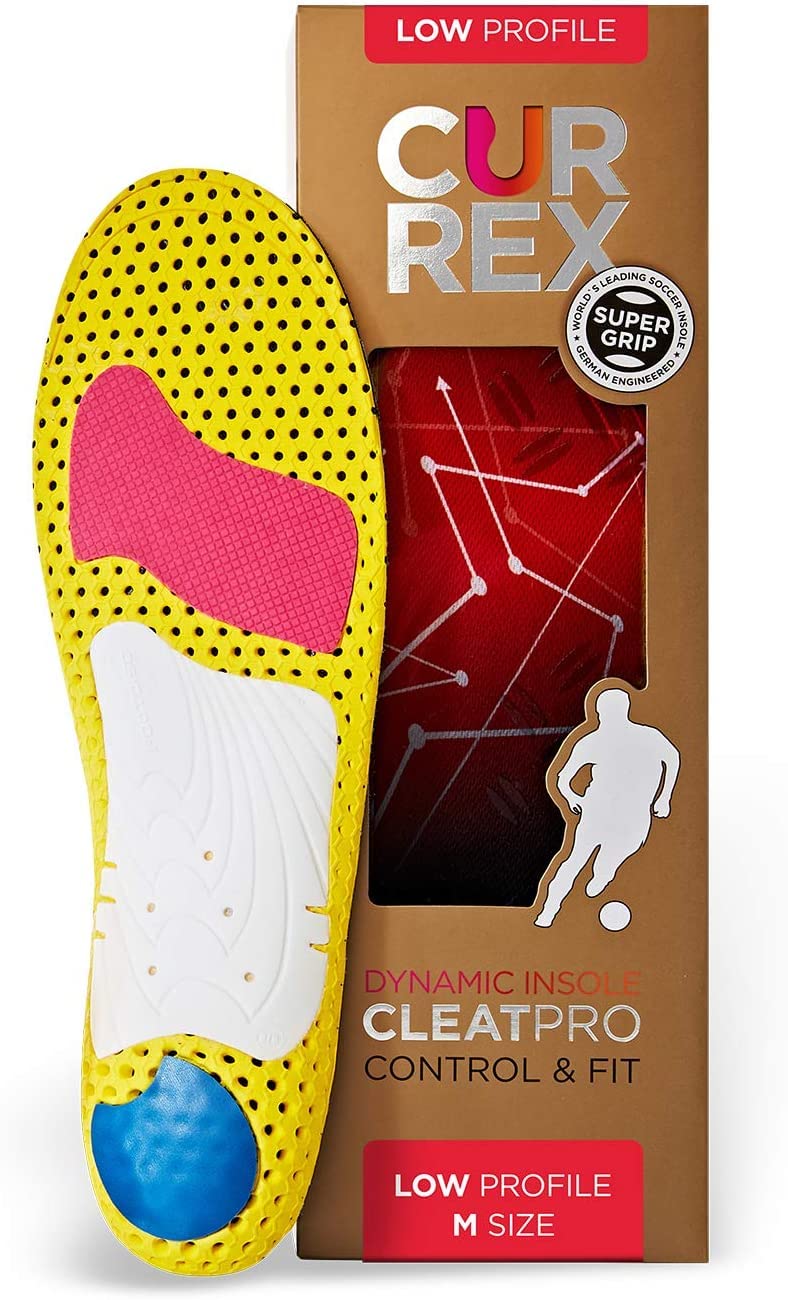 Currex Cleatpro Insole  Men, Women  Youth Dynamic Support Insole  Worldas Leading Replacement Insole For Soccer, Baseball, Footb