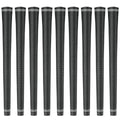 Karma Revolution 360 Black Jumbo Plus Golf Club Grips, 9 Piece Set, Mens +1/8 Oversized