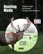 Aofar Gx-2S Pro Rangefinder For Golf & Hunting With Slope And Angle Switch, Flag-Lock With Vibration, Horizontal Distance, 1000