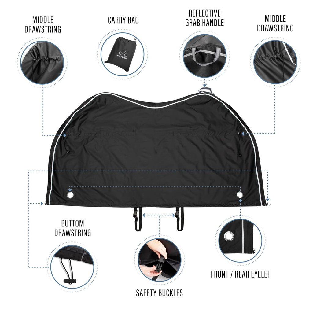 Team Obsidian: Bike Covers  Outdoor Storage Or Transportationtravel  Waterproof, Heavy Duty, 600D, 300D, Or 210D Oxford Ripstop