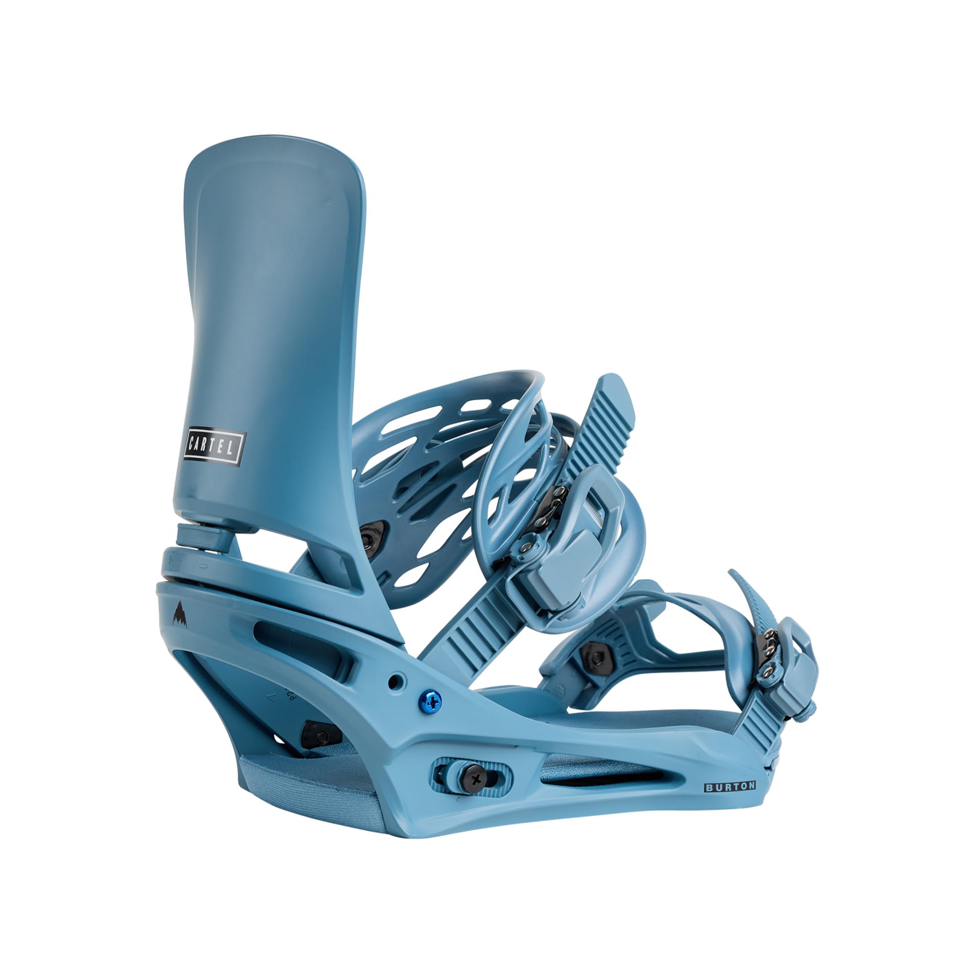 Burton Mens Cartel Re:Flex Snowboard Bindings, Medium, Bluestone