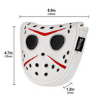 Golf Club Head Covers Mallet Putter Cover Hockey Goalie Mask Strong Magnetic Headcovers For Taylormade Spider Callaway Odyssey P