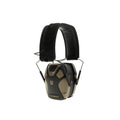 Caldwell E-Max Pro Electronic Hearing Protection 23-24 Nrr - Adjustable Lo Pro Earmuffs For Shooting, Hunting And Range, Brown