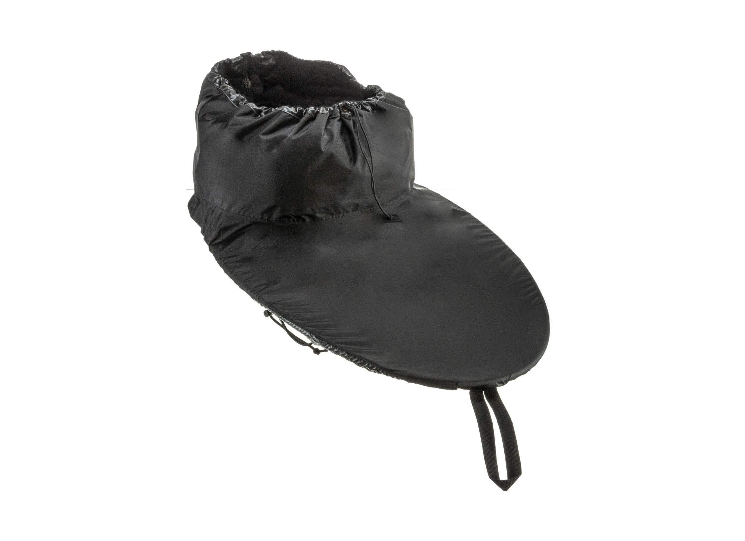Attwood 11776-5 Kayak Nylon Spray Skirt With Mesh Storage Bag, Black