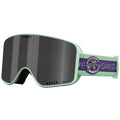 Giro Method Ski Goggles - Snowboard Goggles for Men, Women & Youth - Space Green Retro Sport Strap w/VIVID Smoke/VIVID Infrared 