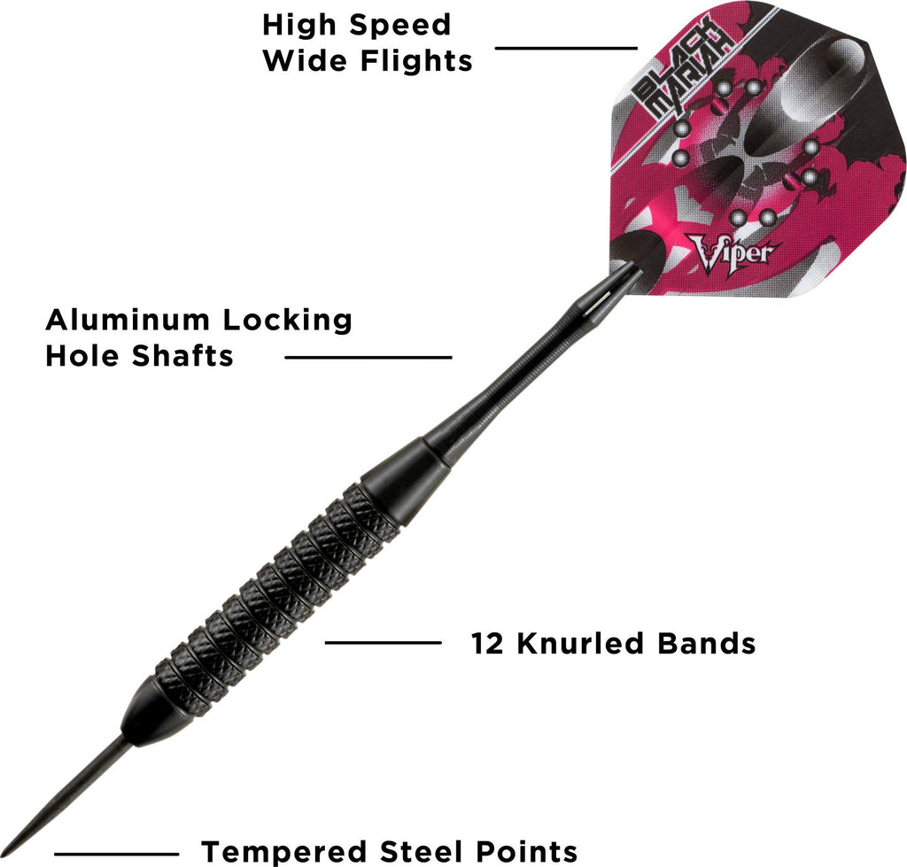 Viper Black Mariah Steel Tip Darts 22 Grams