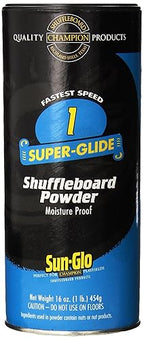 Sun-Glo Speed 1 (Super Glide Wax) Shuffleboard Table Powder, 16 Oz. Can