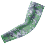Stromguard Compression Sports Arm Sleeve Digital Camo Baseball Football Basketball - (One Arm Sleeve) (Youth Medium, #34 - Green