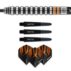 Winmau Fury 22 Gram Tungsten Darts With Prism Flights And Vecta Shafts (Stems)