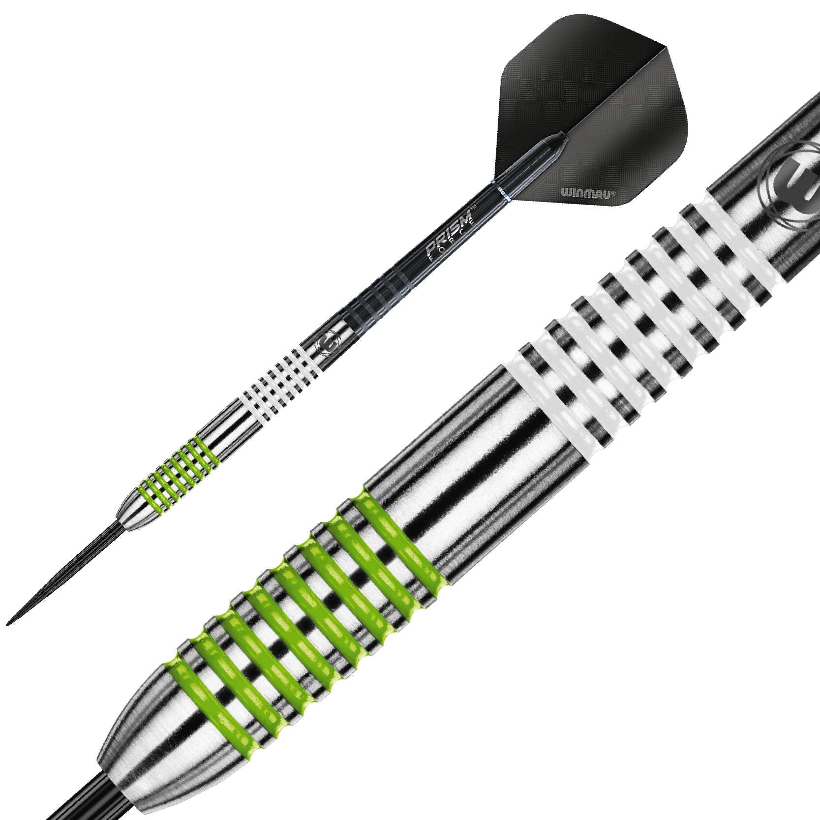 Winmau Ton Machine 23G Tungsten Darts With Prism Flights And Shafts (Stems)