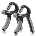 Niyikow 2 Pack Grip Strength Trainer, Hand Grip Strengthener, Adjustable Resistance 22-132Lbs (10-60Kg), Non-Slip Gripper, Perfe