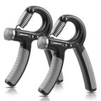 Niyikow 2 Pack Grip Strength Trainer, Hand Grip Strengthener, Adjustable Resistance 22-132Lbs (10-60Kg), Non-Slip Gripper, Perfe