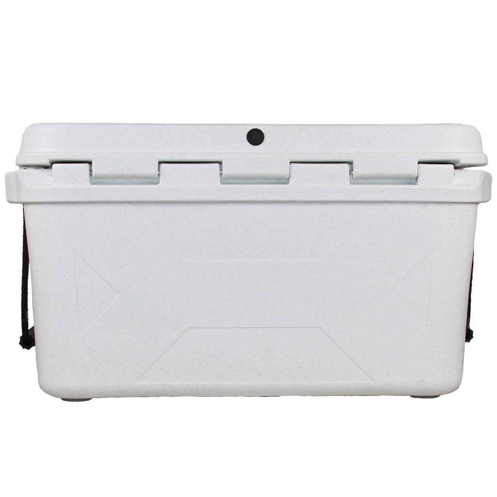 Bison Coolers White 50 Quart Cooler  Made In The Usa  Easy Use Latches  Heavy Duty Long Ice Retention