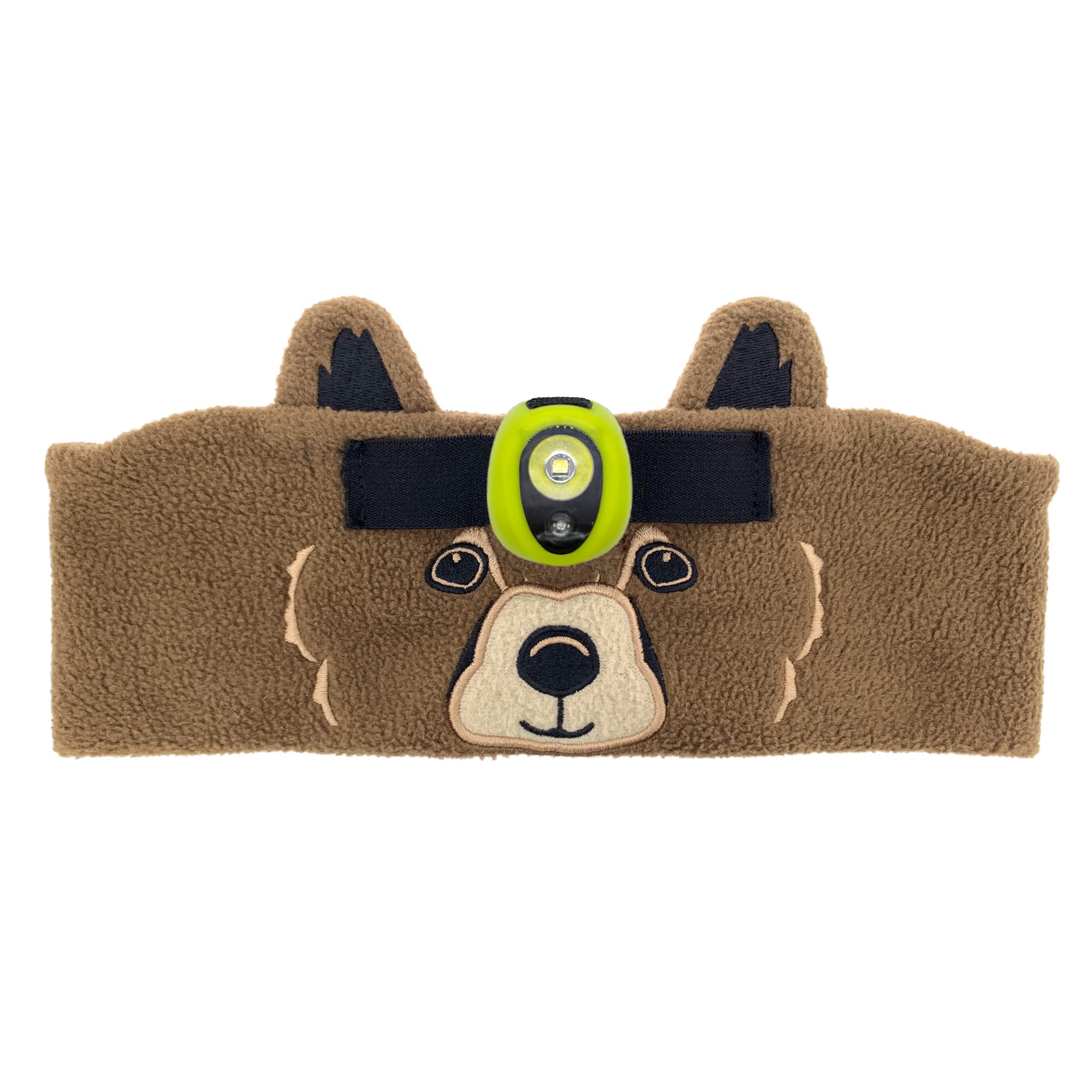 Big Discoveries WildLight Headband Headlamp - Fleece Headband with Bright LED Head Lamp for Kids | Fun Toy Headlight for Boys, G