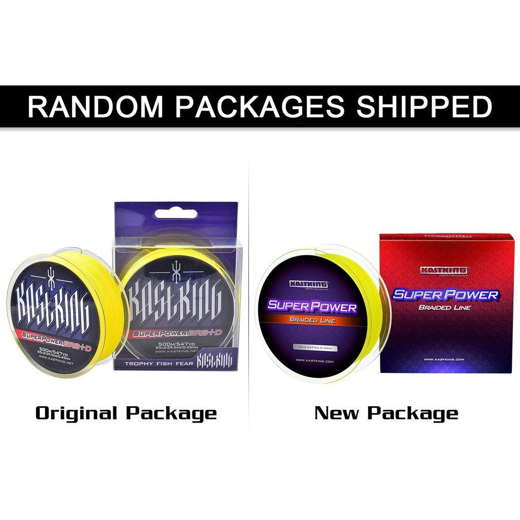 Kastking Superpower Braided Fishing Line,Yellow,65 Lb,(8 Strands),547 Yds