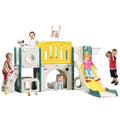 8 in 1 Toddler Slide Set, Kids Slide for Toddlers, Toddler Climber Slide PlaySet with Basketball Hoop,Outdoor Indoor Playground 