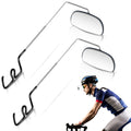 Saillong Bike Eyeglass Mirror 360 Degree Adjustable Lightweight Bicycle Cycling Rear View Helmet Mirror for Cycling(2 Pieces)