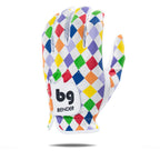 Bg Bender Golf Glove  Wear On Left  (Argyle, Mens Xl)