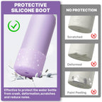 Diumepo Silicone Water Bottle Boot for Owala 32 oz, Anti-Slip Protective Sleeve for Twist, FreeSip & Flip Stainless Steel Bottle
