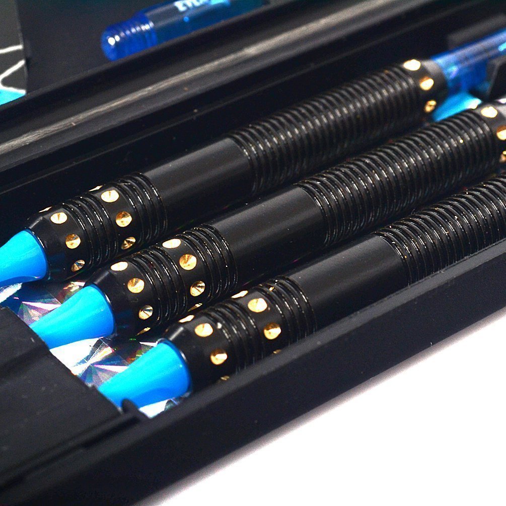 Cuesoul 16 Grams Soft Tip Darts Set With Dart Case - Brass Barrels