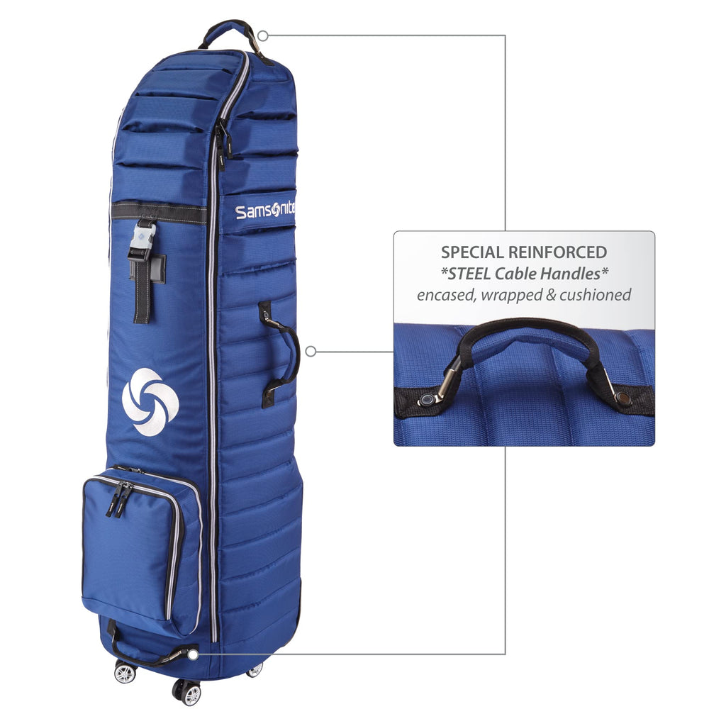Samsonite Spinner Wheeling Golf Travel Cover Navy 51