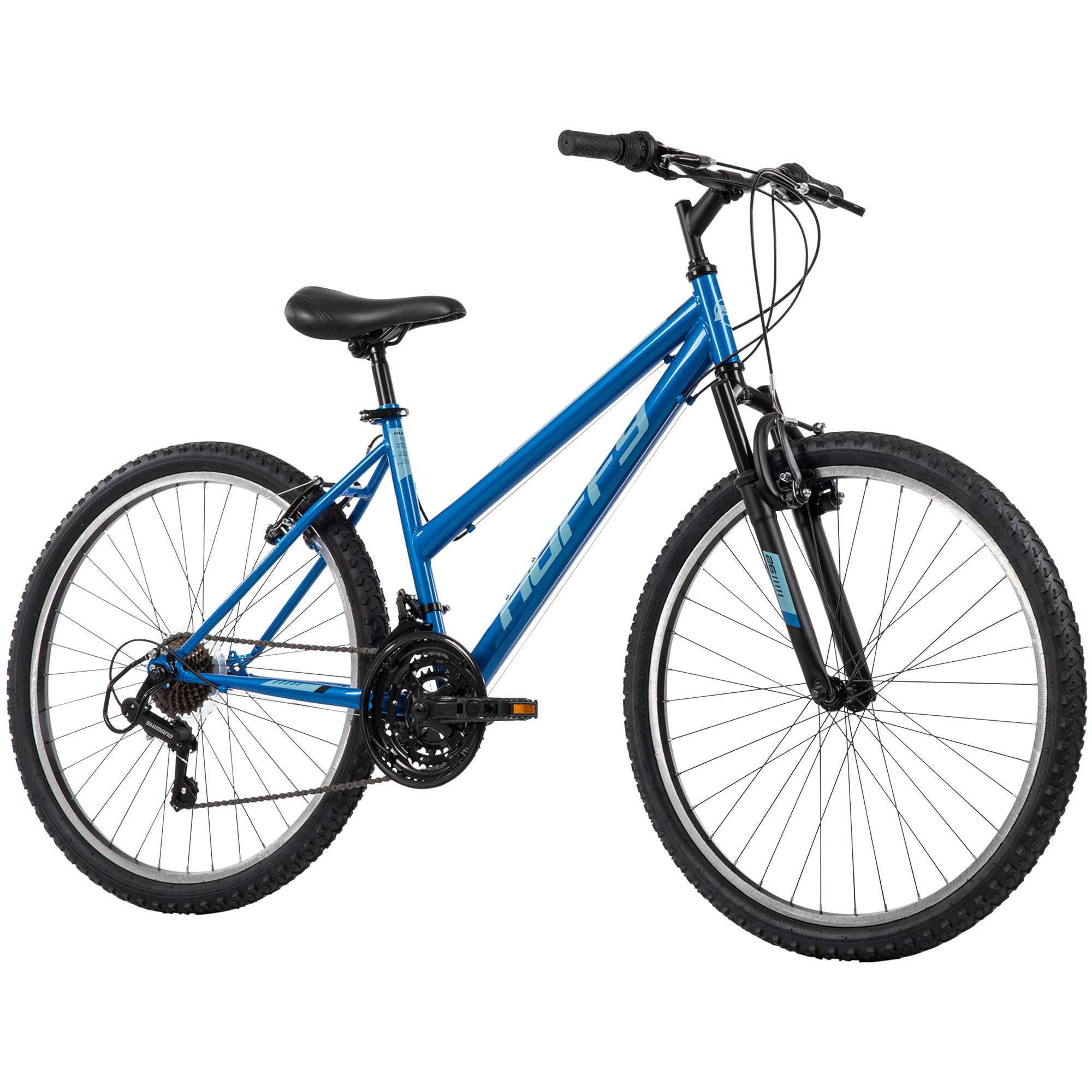 Huffy Stone Mountain 21-Speed Hardtail Ladies Mountain Bike, 26-Inch, Blue