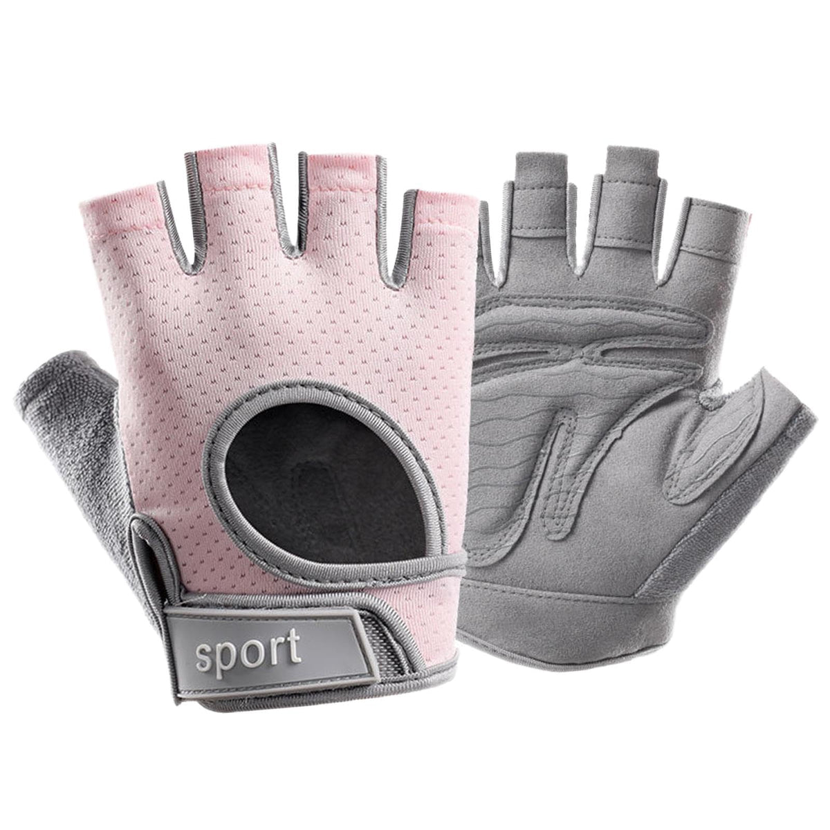 Calandis Half Fingers Gloves Sport Workout Gloves For Strength Training Birthday Gift L Size Pink | Gloves & Mittens | Mens Acce