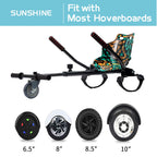Sunshine Hoverboard Kart Seat Attachment Accessory For 6.5 8 10 Two Wheel Self Balancing Scooter
