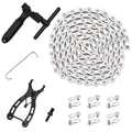 Bike Chain Kit, 9 Speed Multi-Function Bike Mechanic Repair Kit, Chain Breaker And Bike Link Plier With Hook And 6 Pairs Bicycle