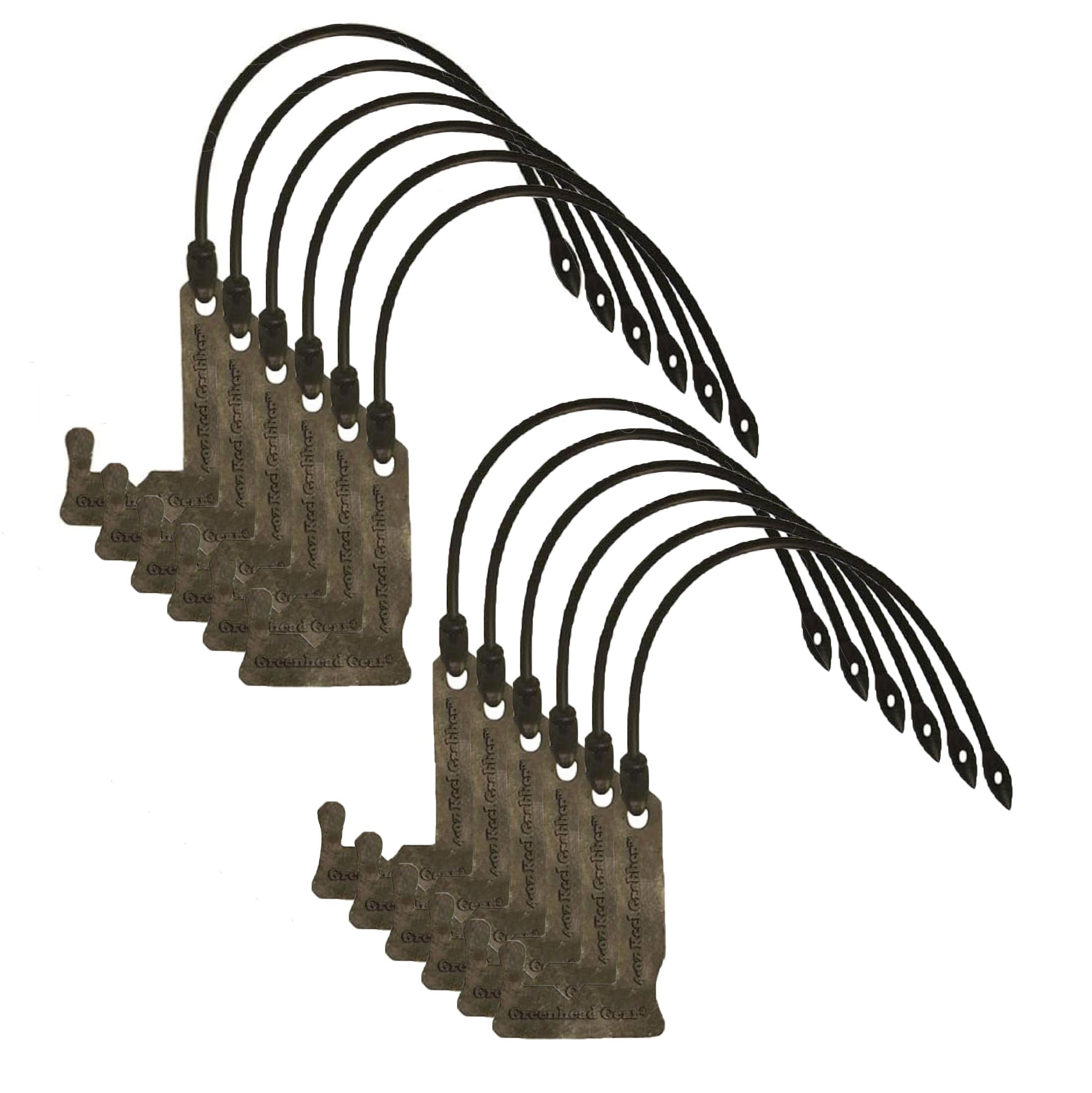 Avery Hunting GHG Keel Grabber Decoy Weights 12-Pack with Stretchee Cords Lead J-Shaped Anchors for Waterfowl Hunting Decoys, 12