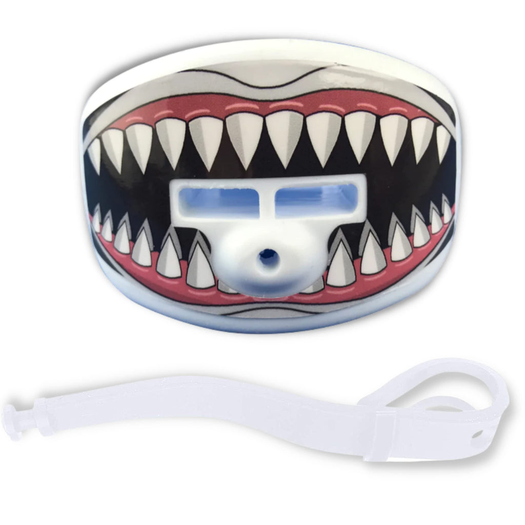 Damage Control Pacifier Mouthpiece, Mouth Piece For Sports, Football Mouthpiece With Helmet Strap, Protects Interior And Exterio