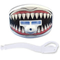 Damage Control Pacifier Mouthpiece, Mouth Piece For Sports, Football Mouthpiece With Helmet Strap, Protects Interior And Exterio