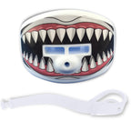 Damage Control Pacifier Mouthpiece, Mouth Piece For Sports, Football Mouthpiece With Helmet Strap, Protects Interior And Exterio