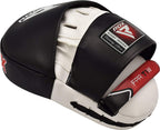 Rdx Boxing Pads Focus Mitts, Maya Hide Leather Curved Hook And Jab Target Hand Pads, Great For Mma, Kickboxing, Martial Arts, Mu