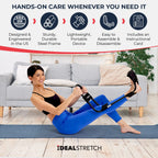 Idealstretch - The Original Hamstring, Lower Back & Calf Stretching Device - Ultimate Pain Relief & Deep Knee Extension Tool - I