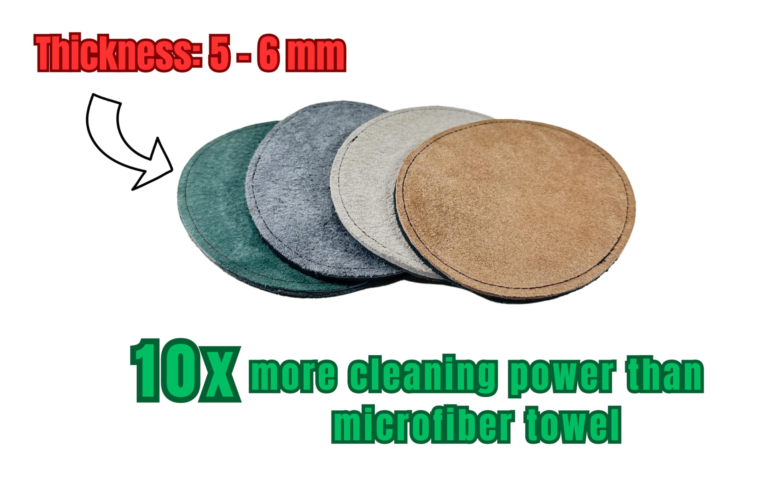 Strikeclub Bowling Ball Shammy Towel  Oval Shape Dual Sides Leather Bowling Towel  Easy Wipe Off Dirt & Oil To Boost Precision