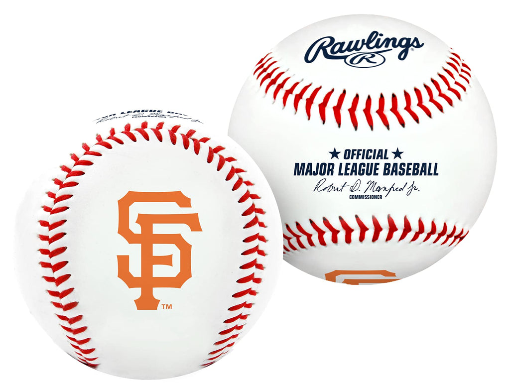 Rawlings Mlb San Francisco Giants Team Logo Baseball, Official, White