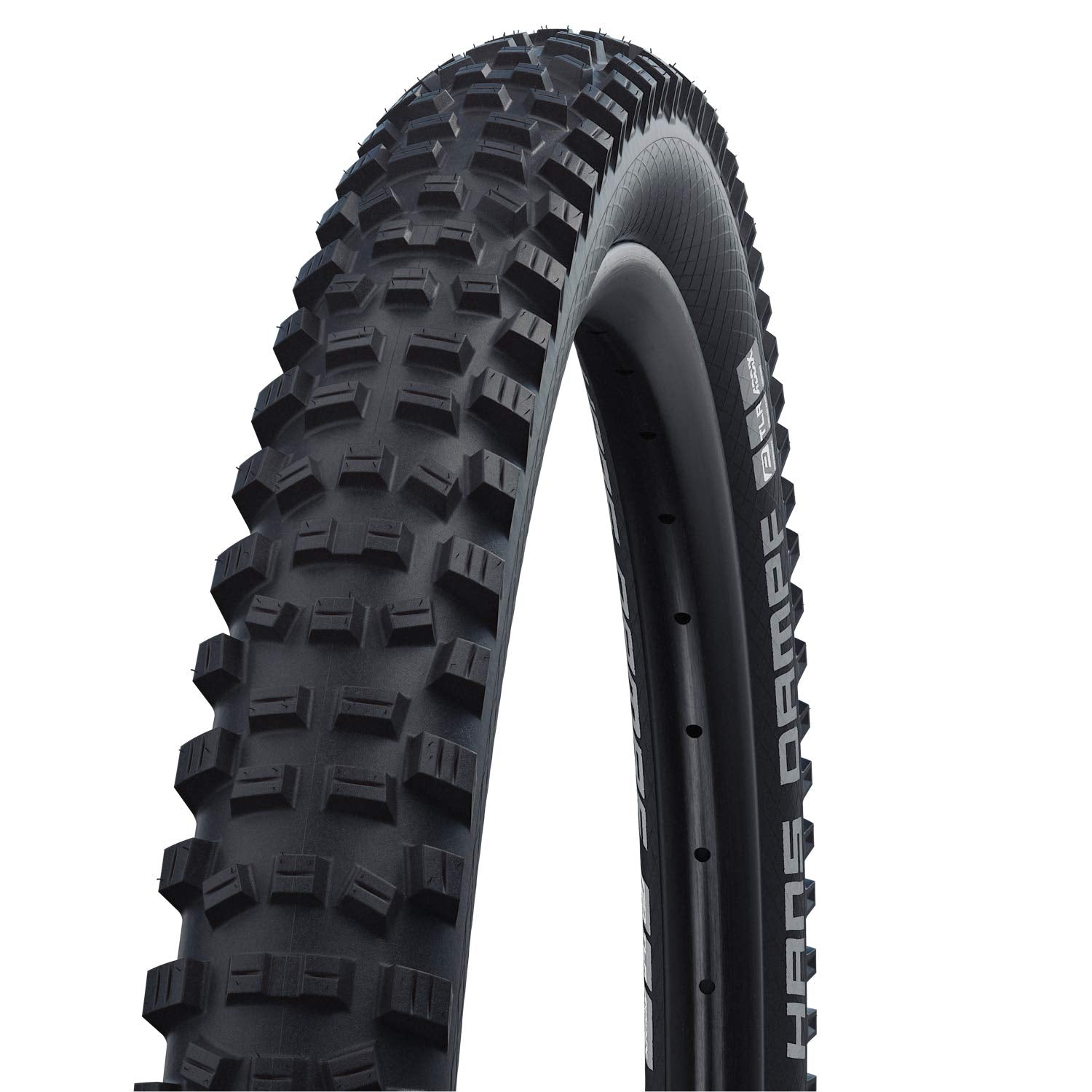 Schwalbe Hans Dampf Tire - 26 X 2.35, Tubeless, Folding, Black, Performance Line, Addix