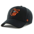 '47 Baltimore Orioles Brand Mlb Mvp Structured Adjustable Hat - Black