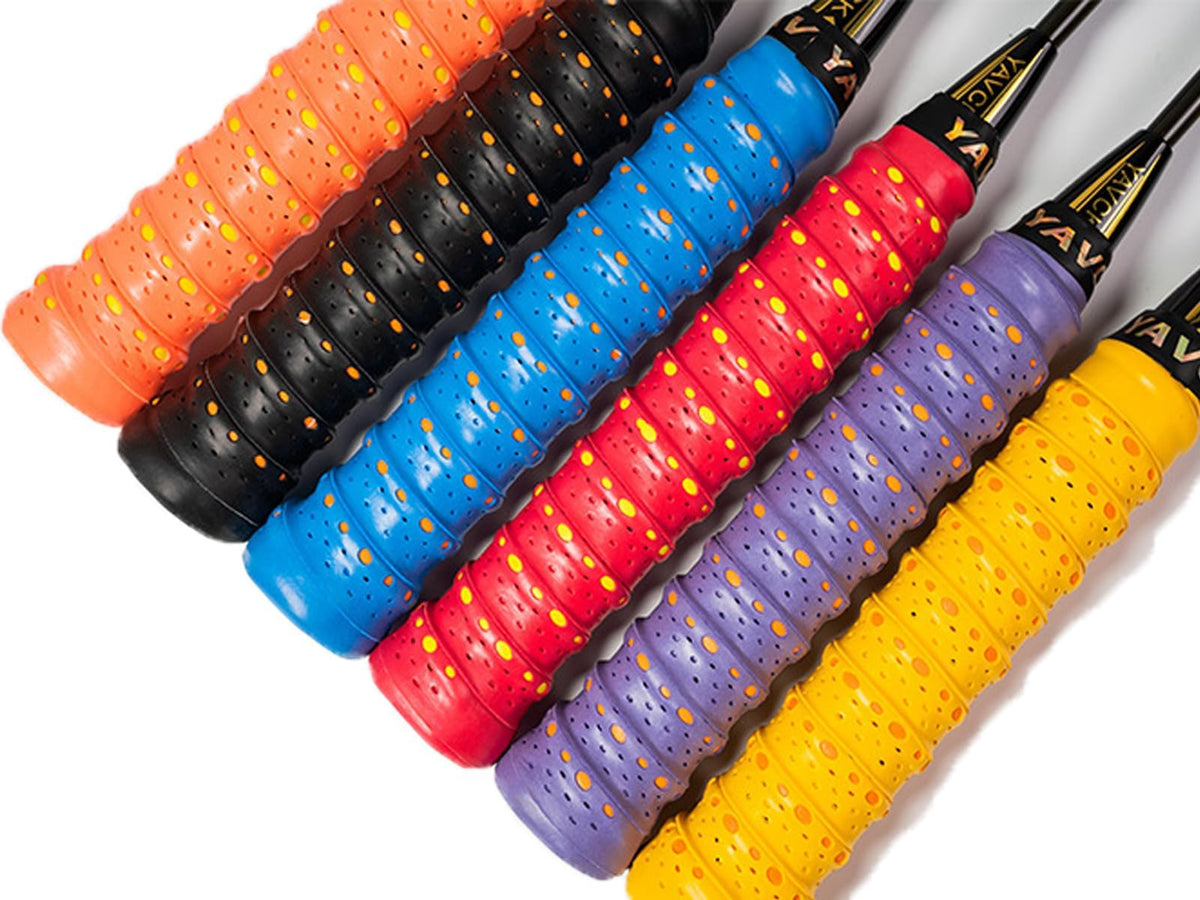 Dianzhu 6 Pieces Tennis Squash Badminton Pickleball Racket Overgrips Grip Tape For AntiSlip And Absorbent Grip