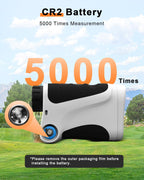 PEAKPULSE Range Finder Golf with Slope 1700 Yards 6X Zoom Angle Measurement Laser Golfing Rangefinders Distance Flag Pole Locked