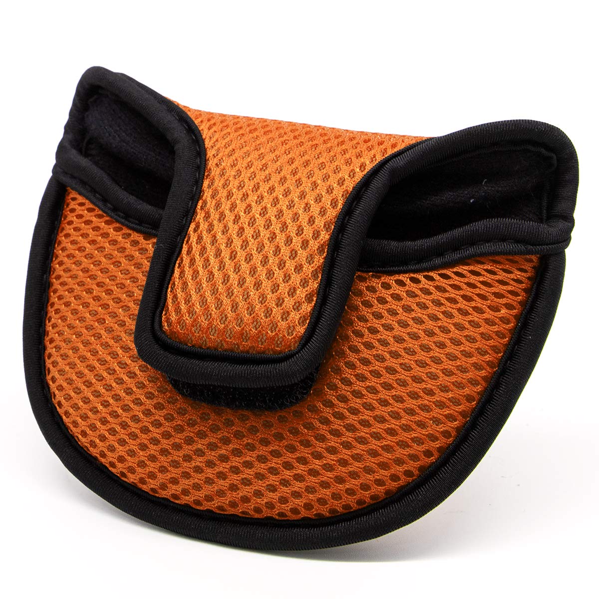 Golf Putter Cover,Mallet Putter Headcover Mesh Golf Putter Head Cover Golf Head Covers With Magic Tape For Heel Shaft Rh Lh Fits